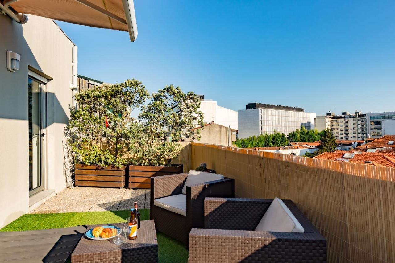 Music Relaxing Apt With Bikes, Terrace & Parking Porto Eksteriør bilde